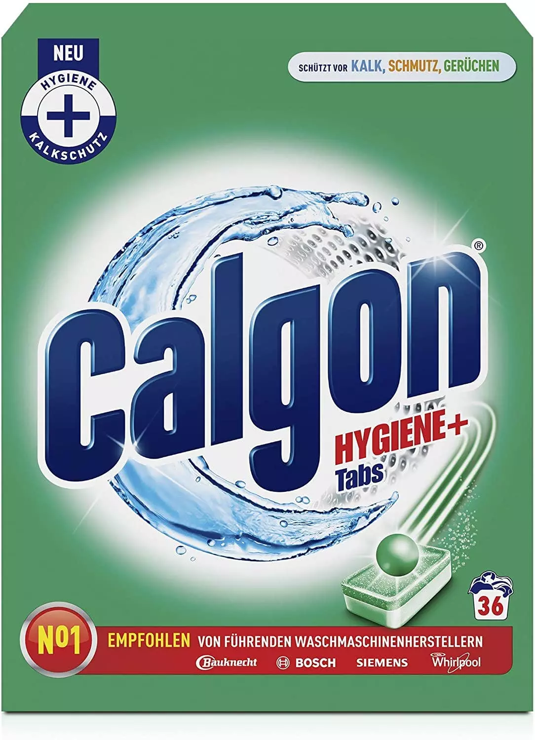 Null Calgon Hygiene+ Tabs Wasserenthärter Entkalker Waschmaschinenreiniger 1x36 Tabs 5 Null Calgon Hygiene+ Tabs Wasserenthärter Entkalker Waschmaschinenreiniger 1x36 Tabs – Bild 3