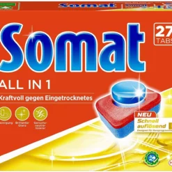 Somat 7 All In 1 Multi Aktiv Spülmaschinentabs 27 Tabs Geschirrspülreiniger