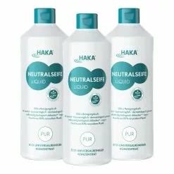 Null HAKA Neutralseife Liquid PurAllzweckreiniger Für Haushalt Und Auto, 3 X 1 Liter