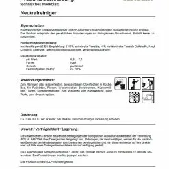 Null Perladin Premium Neutralreiniger 5 L Kanister Universal Reiniger 5 Liter -Biohy Verkäufe 0d0c7d5f da17 4ed0 b094 a3cfcf22a1a5