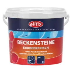 Null Eilfix Beckensteine Erdbeerfrisch 1 Kg Dose
