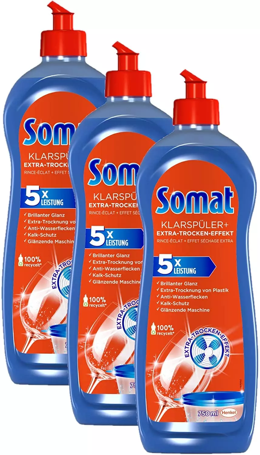 Somat Klarspüler Geschirrreiniger 5x750 Ml Spülmaschinenreiniger Reinigung 7 Somat Klarspüler Geschirrreiniger 5x750 Ml Spülmaschinenreiniger Reinigung – Bild 5