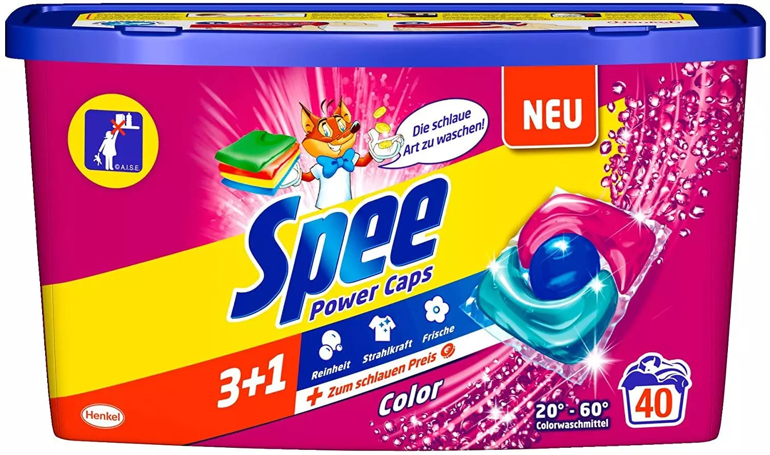 Null Spee Power Caps Color 3+1 Colorwaschmittel 40 Waschladungen Waschmittel Waschen 3 Null Spee Power Caps Color 3+1 Colorwaschmittel 40 Waschladungen Waschmittel Waschen