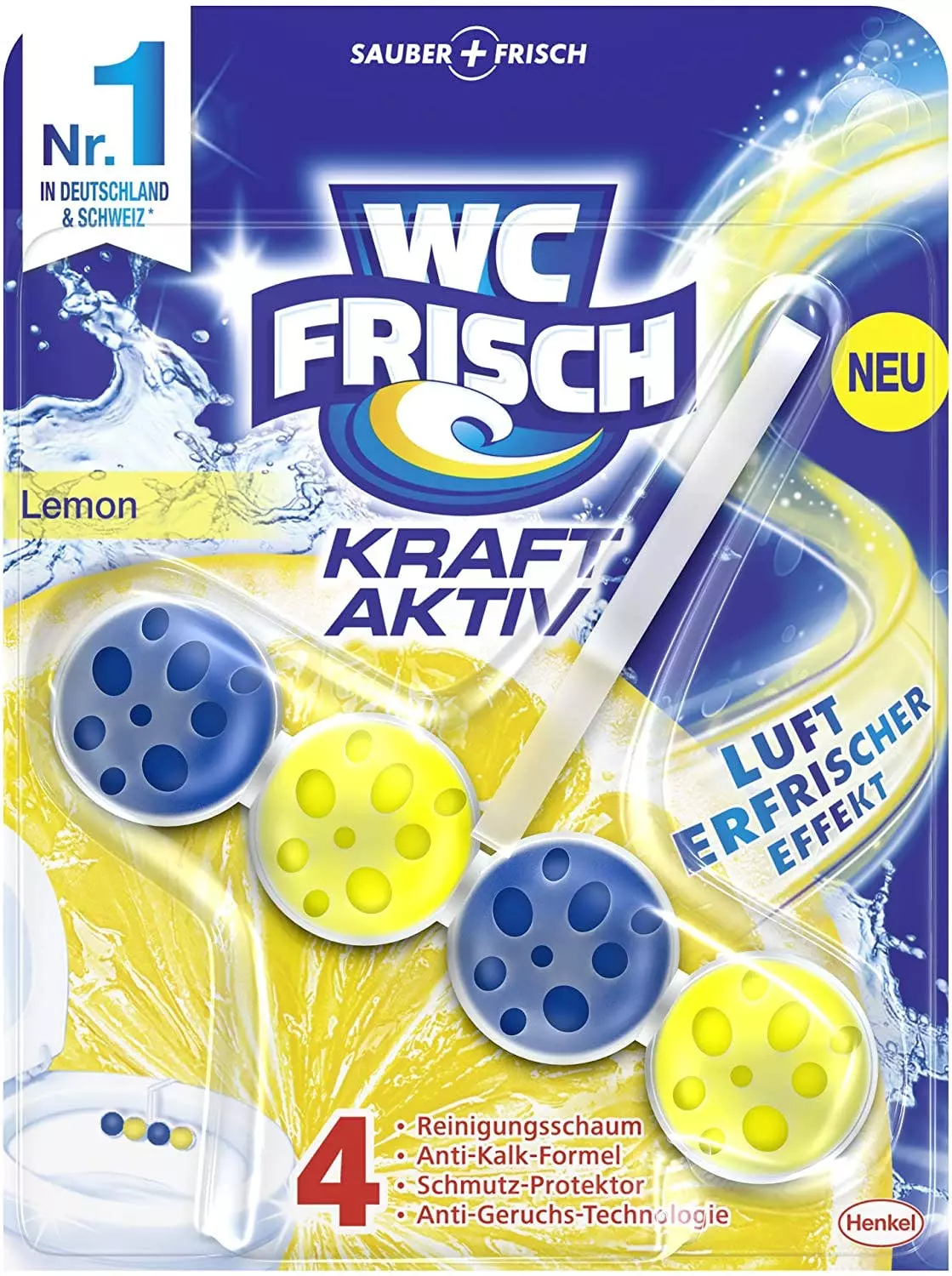 Null WC Frisch Kraft-Aktiv Pro Nature Minze WC-Reiniger 1 Stück Badreiniger 6 Null WC Frisch Kraft-Aktiv Pro Nature Minze WC-Reiniger 1 Stück Badreiniger – Bild 4
