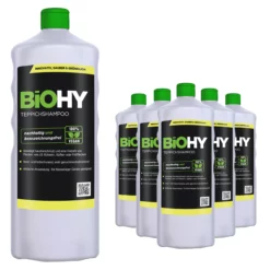 BiOHY Teppichshampoo (3x1l Flasche) | Teppichreiniger Ideal Zur Entfernung Von Hartnäckigen Flecken | SPEZIELL FÜR WASCHSAUGER ENTWICKELT -Biohy Verkäufe 331c450b 9c56 457f bf61 1819d98d5c5e 2