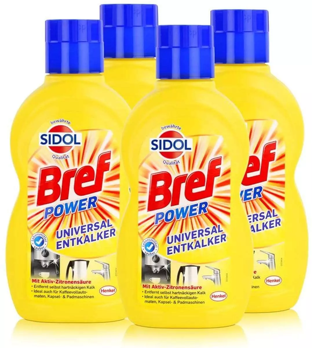 Null Bref Sidol Universal-Entkalker Aktiv-Zitronensäure 5x500 Ml Reinigungsmittel 4 Null Bref Sidol Universal-Entkalker Aktiv-Zitronensäure 5x500 Ml Reinigungsmittel – Bild 2