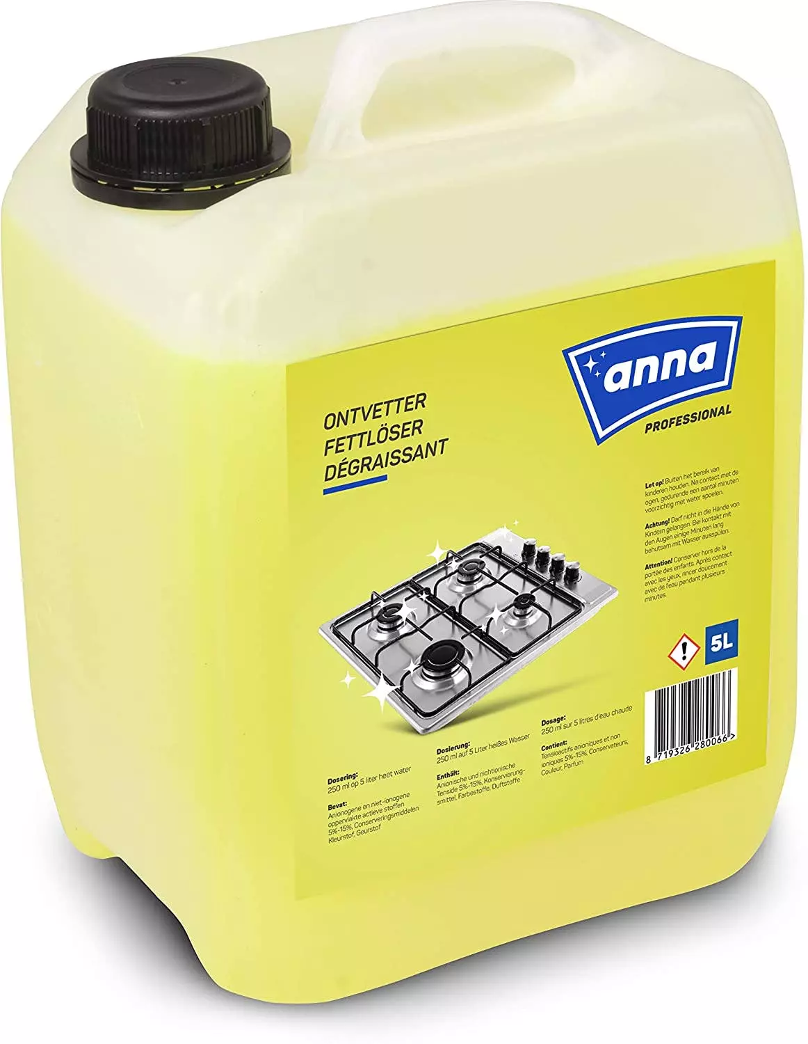 Null HAKA Fettreiniger Küche Nachfüllflasche, 1 Liter 5 Null HAKA Fettreiniger Küche Nachfüllflasche, 1 Liter – Bild 3