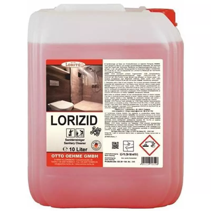 Lorito Sanitärreiniger Lorizid 348 1 Liter 4 Lorito Sanitärreiniger Lorizid 348 1 Liter – Bild 2