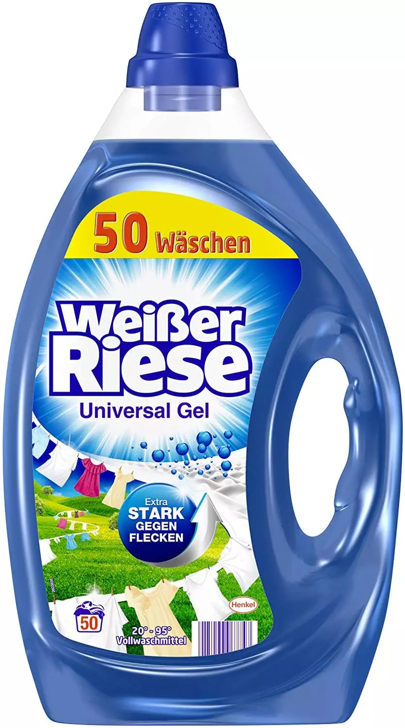Null Weißer Riese Gel Flüssigwaschmittel 50 Waschladungen Waschmittel Waschen 4 Null Weißer Riese Gel Flüssigwaschmittel 50 Waschladungen Waschmittel Waschen – Bild 2