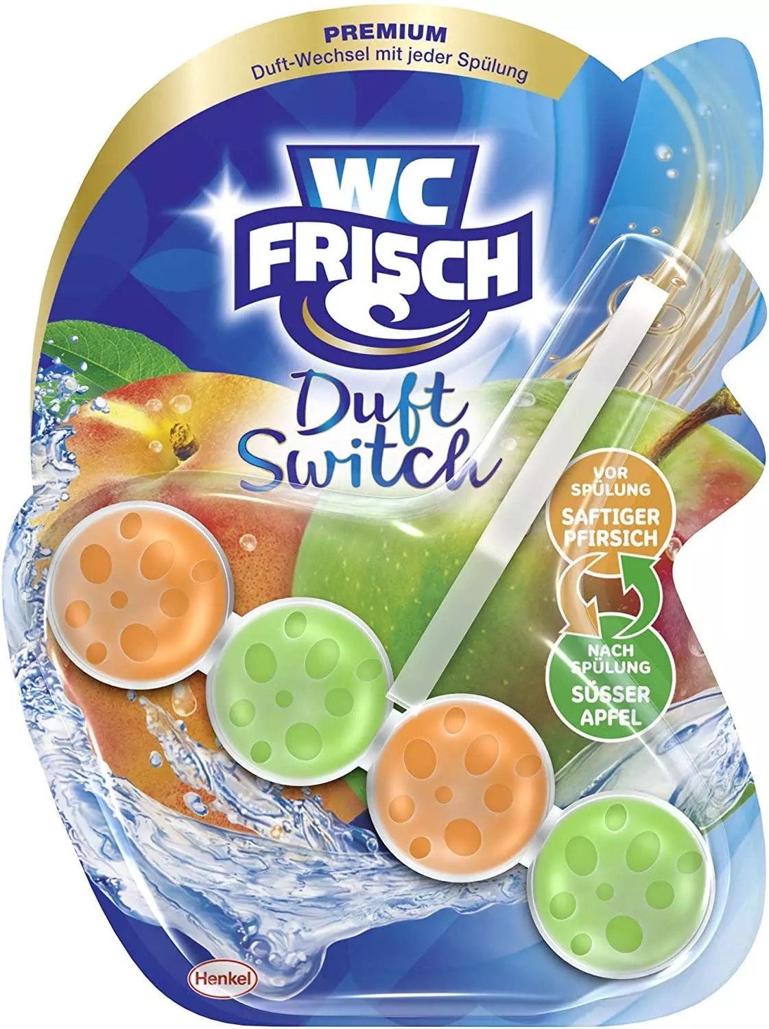 Null WC Frisch Duft Switch Grüner Apfel Und Wasserlilie 50g WC-Reiniger Duftspüler 6 Null WC Frisch Duft Switch Grüner Apfel Und Wasserlilie 50g WC-Reiniger Duftspüler – Bild 4