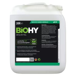 Null BiOHY Spülmittel (480x1l Flasche) | Frei Von Schädlichen Chemikalien & Biologisch Abbaubar | Glanz- & Fettlöseformel -Biohy Verkäufe 604cdeca 524d 4891 8c8f 5db5070a1f2f