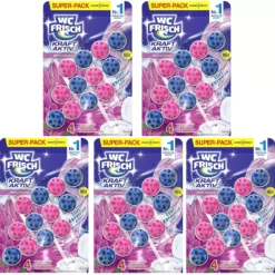 Null WC-Frisch Kraft Aktiv Duftspüler Blütenfrische 5x150g WC Reiniger Reinigung