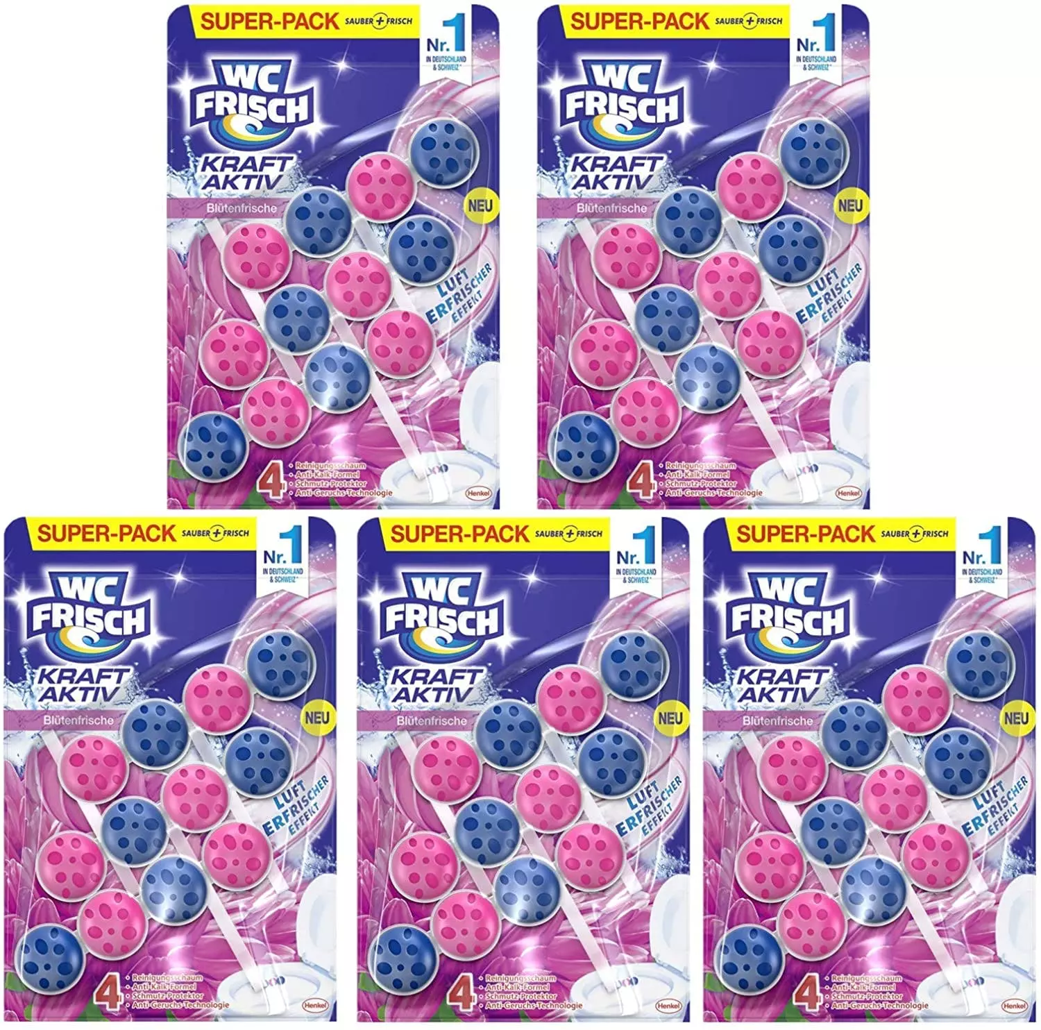 Null WC Frisch Kraft-Aktiv 10er Pack Pro Nature Minze WC-Reiniger 10x1 Stück 9 Null WC Frisch Kraft-Aktiv 10er Pack Pro Nature Minze WC-Reiniger 10x1 Stück – Bild 7
