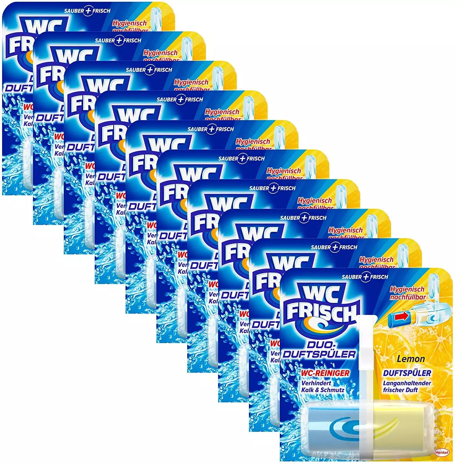 Null WC Frisch Kraft-Aktiv 10er Pack Pro Nature Minze WC-Reiniger 10x1 Stück 6 Null WC Frisch Kraft-Aktiv 10er Pack Pro Nature Minze WC-Reiniger 10x1 Stück – Bild 4