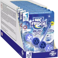 Null WC FRISCH Kraft Aktiv Blauspüler Chlor 5x150g WC Reiniger Toilettenreiniger -Biohy Verkäufe 6eb51042 45ab 4044 af49 14874a0e61b2