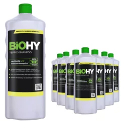 BiOHY Teppichshampoo (2x1l Flasche) | Teppichreiniger Ideal Zur Entfernung Von Hartnäckigen Flecken | SPEZIELL FÜR WASCHSAUGER ENTWICKELT -Biohy Verkäufe 752029a8 8972 4349 b9a3 03cd964936b3 1