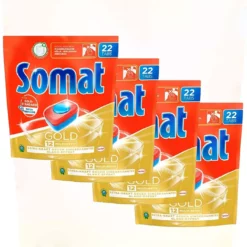 Somat 12 Gold Multiaktiv Spülmaschinentabs 4x22 Tabs Geschirrspültabs Reinigung