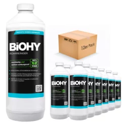 BiOHY Rohrreiniger (6x1l Flasche) | EXTRA STARK | Flüssiger, Hochkonzentrierter Abflussreiniger | Geruchsneutral | Für Alle Verstopfungen -Biohy Verkäufe 7ccd3e24 ff67 47c7 b722 b163656821a3 7