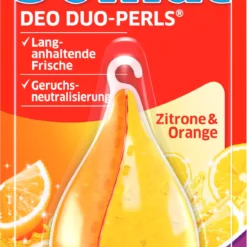 Biohy Verkäufe 12 Somat Spülmaschinendeo, DEO DUO-PERLS®, Für 60 Reinigungen, Zitrone & Orange