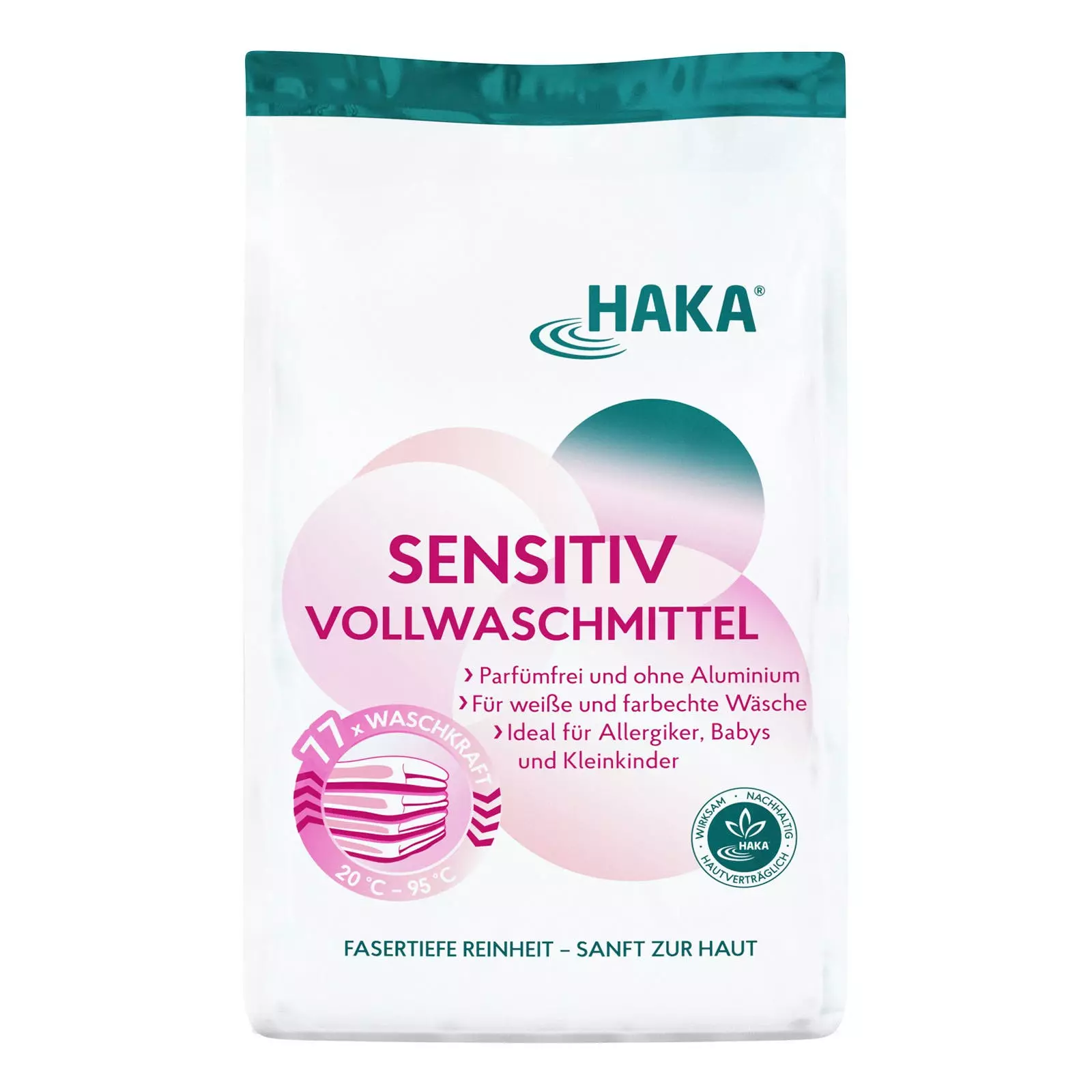 Null HAKA Colorwaschmittel Waschpulver, 3kg 5 Null HAKA Colorwaschmittel Waschpulver, 3kg – Bild 3