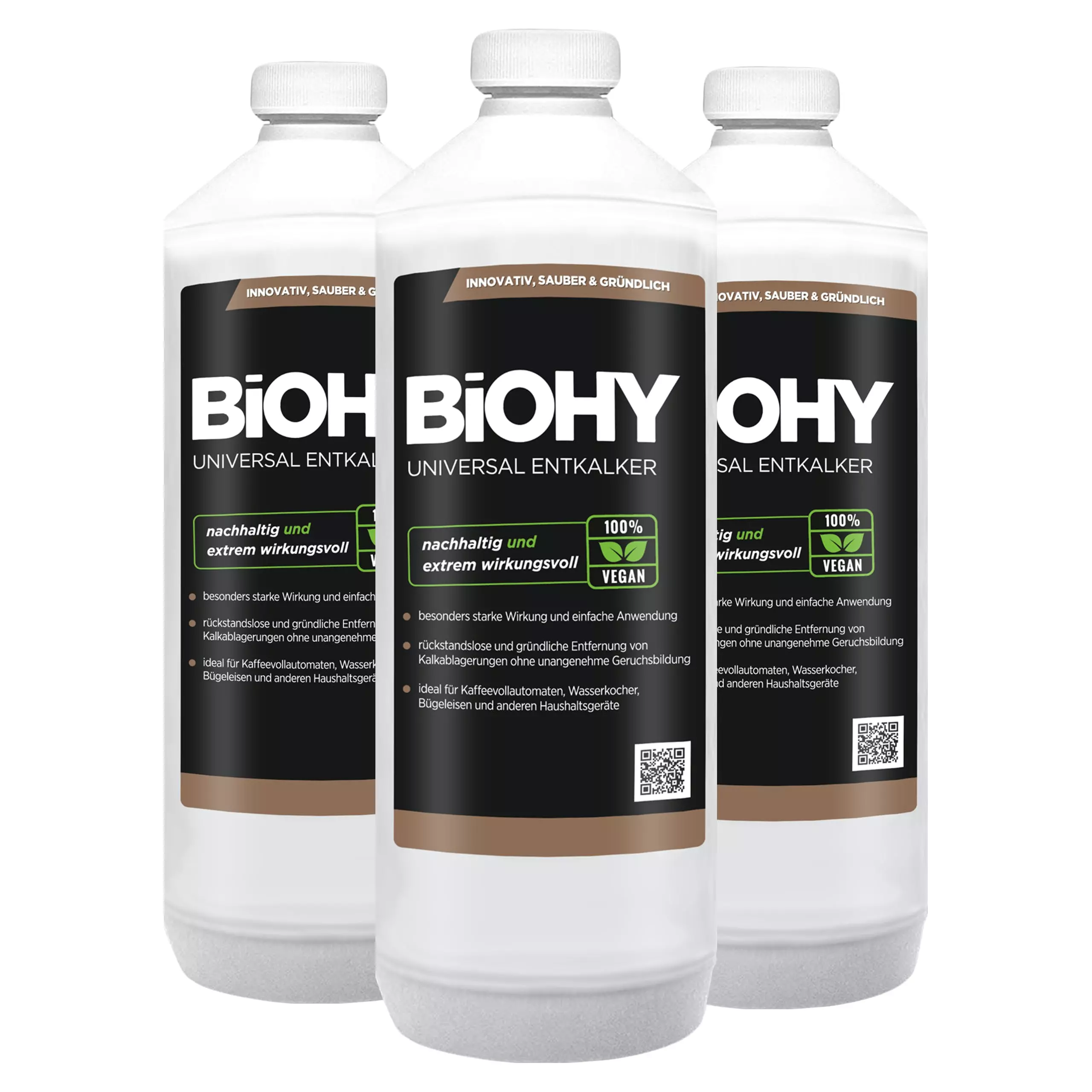 Null BiOHY Universal Entkalker (3x1l Flasche) | Konzentrat Für 20 Entkalkungsvorgänge Pro Flasche | Kompatibel Mit Allen Kaffeevollautomaten 3 Null BiOHY Universal Entkalker (3x1l Flasche) | Konzentrat Für 20 Entkalkungsvorgänge Pro Flasche | Kompatibel Mit Allen Kaffeevollautomaten