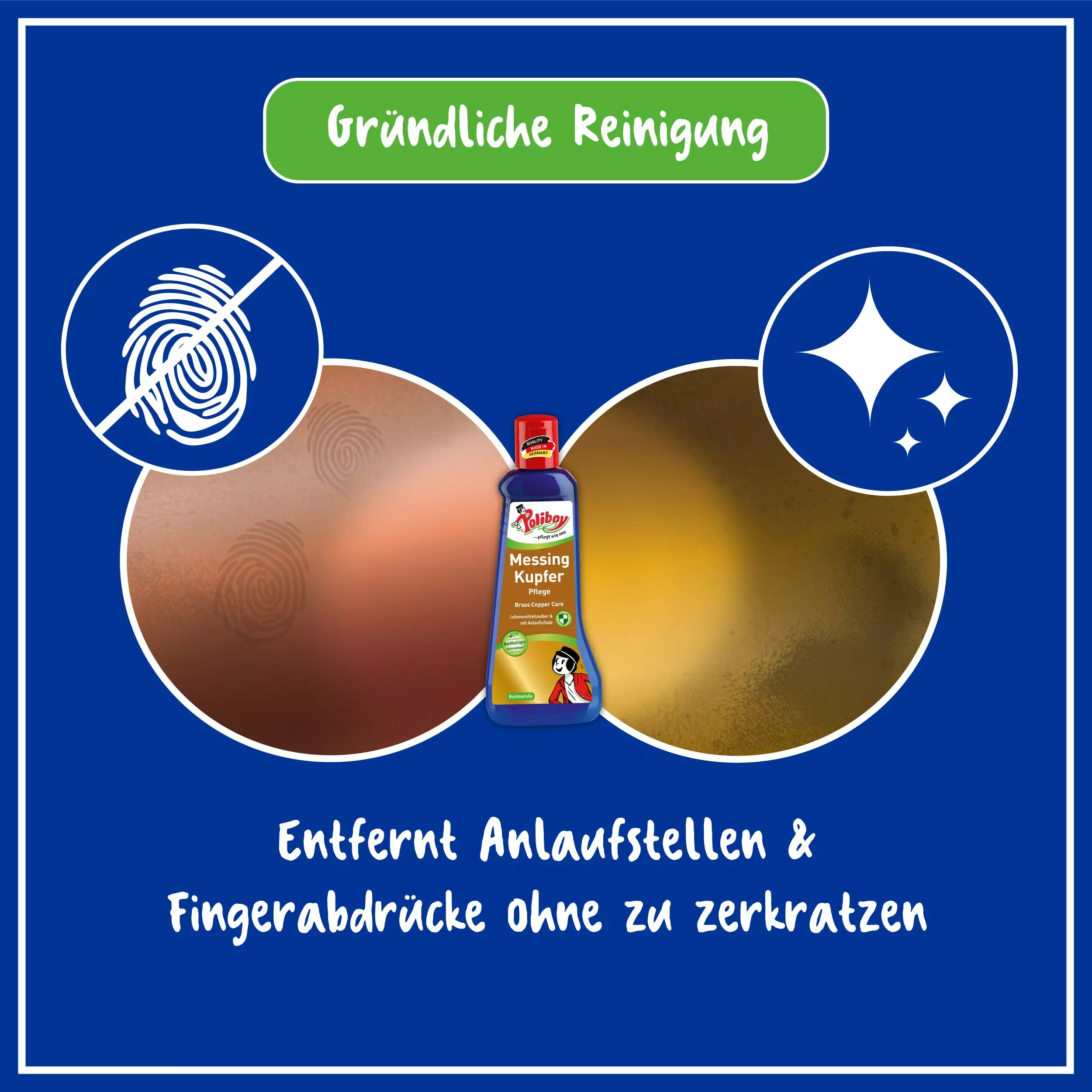 Null Poliboy Messing Kupfer Pflege - Reinigung Und Pflege, Mit Anlaufschutz, 200ml - Made In Germany 7 Null Poliboy Messing Kupfer Pflege - Reinigung Und Pflege, Mit Anlaufschutz, 200ml - Made In Germany – Bild 5
