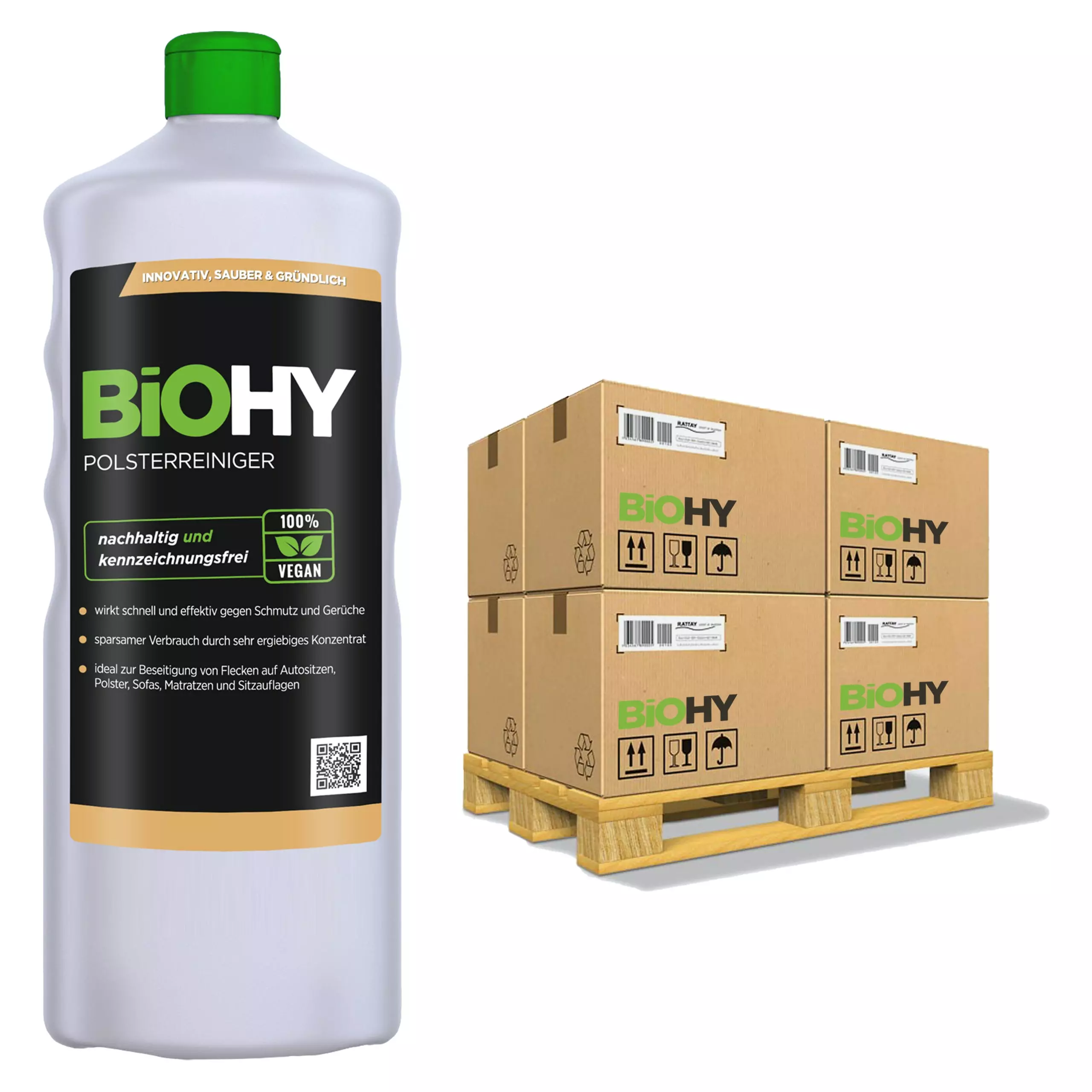 BiOHY Spezial Polsterreiniger (1l Flasche) | Ideal Für Autositze, Sofas, Matratzen Etc. | Ebenfalls Für Waschsauger Geeignet 7 BiOHY Spezial Polsterreiniger (1l Flasche) | Ideal Für Autositze, Sofas, Matratzen Etc. | Ebenfalls Für Waschsauger Geeignet – Bild 5