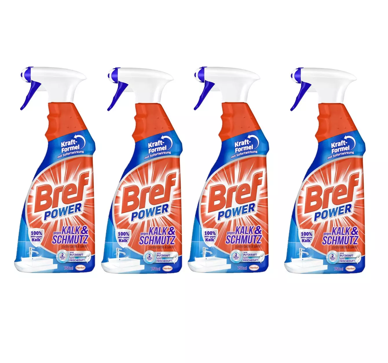 Null Bref Power Fett Eingebranntes Fettlöser Küchen Reiniger 4x750 Ml Sprühflasche 7 Null Bref Power Fett Eingebranntes Fettlöser Küchen Reiniger 4x750 Ml Sprühflasche – Bild 5