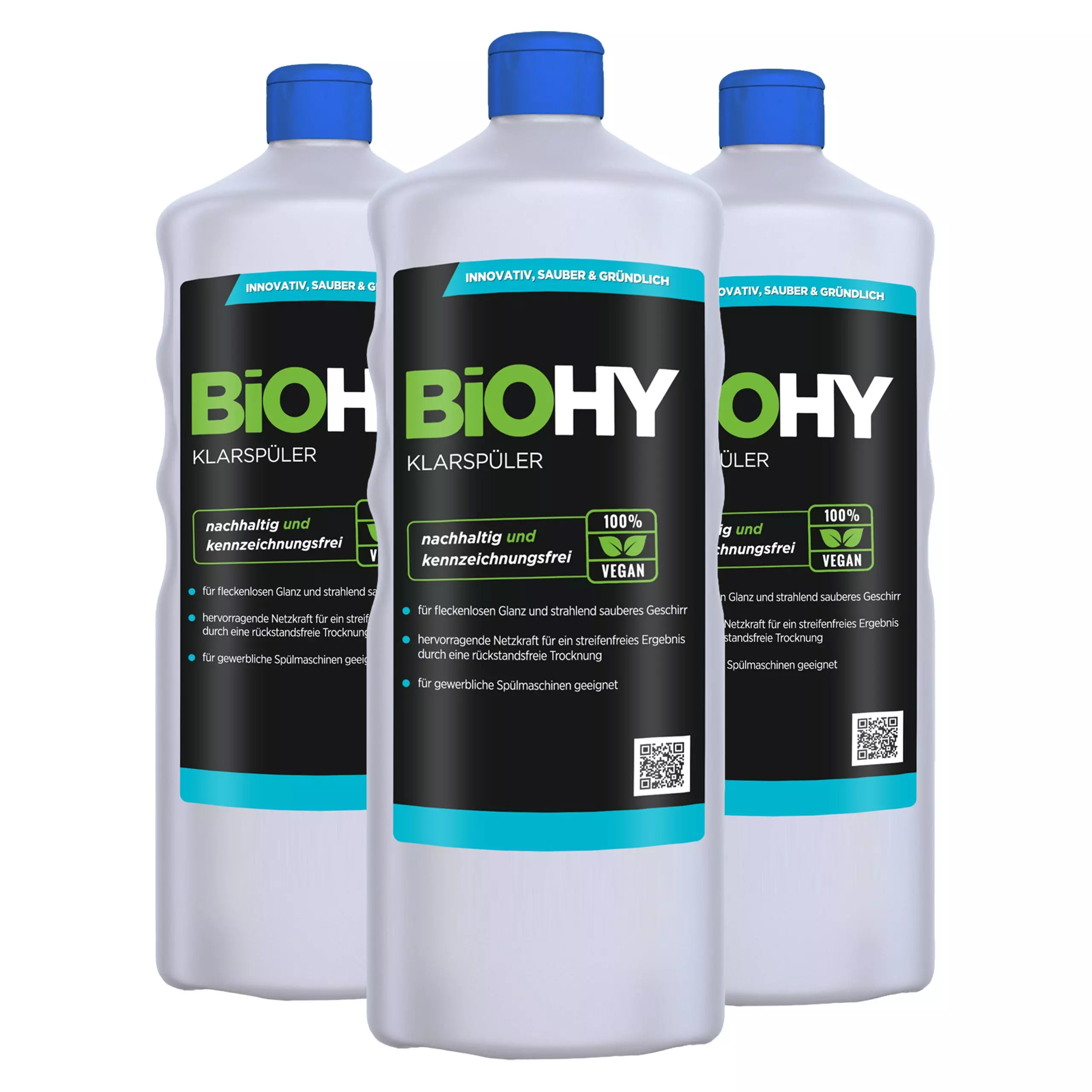 Null BiOHY Klarspüler (1l Flasche) | Ökologisches Hochkonzentrat | Geeignet Für Alle Spülmaschinen, Für Unschlagbaren Glanz Auf Gläsern & Geschirr 5 Null BiOHY Klarspüler (1l Flasche) | Ökologisches Hochkonzentrat | Geeignet Für Alle Spülmaschinen, Für Unschlagbaren Glanz Auf Gläsern & Geschirr – Bild 3