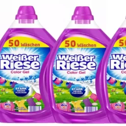 Null Weißer Riese Color Waschmittel 4er Pack Flüssigwaschmittel 4x50 Waschladungen
