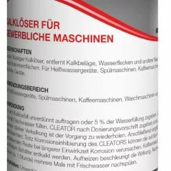 ARCORA Kalklöser Für Gewerbliche Maschinen CLEATOR, 1L