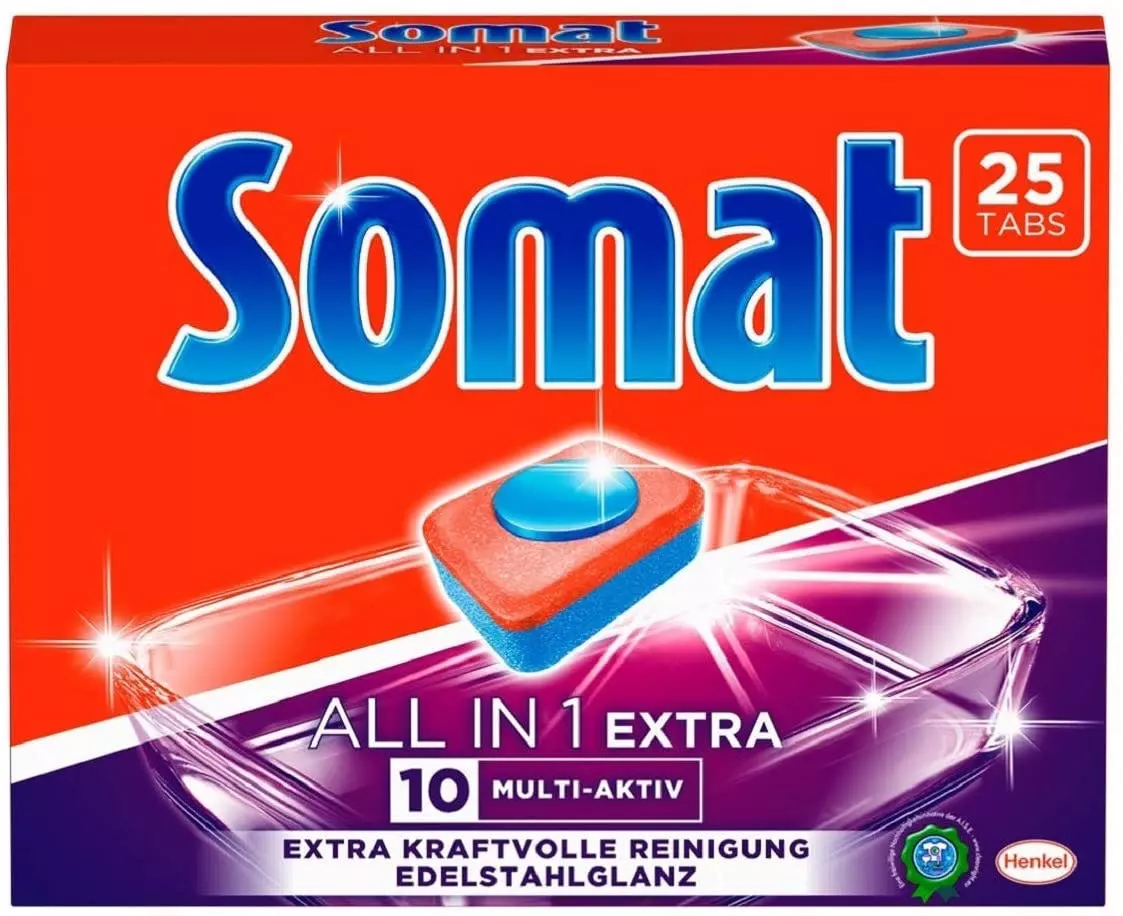 Somat 7 All In 1 Multi Aktiv Spülmaschinentabs 4x27 Tabs Geschirrspülreiniger 6 Somat 7 All In 1 Multi Aktiv Spülmaschinentabs 4x27 Tabs Geschirrspülreiniger – Bild 4