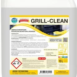 ARCORA Gebrauchsfertiger Hochalkalischer Grillreiniger GRILL-CLEAN, 10L