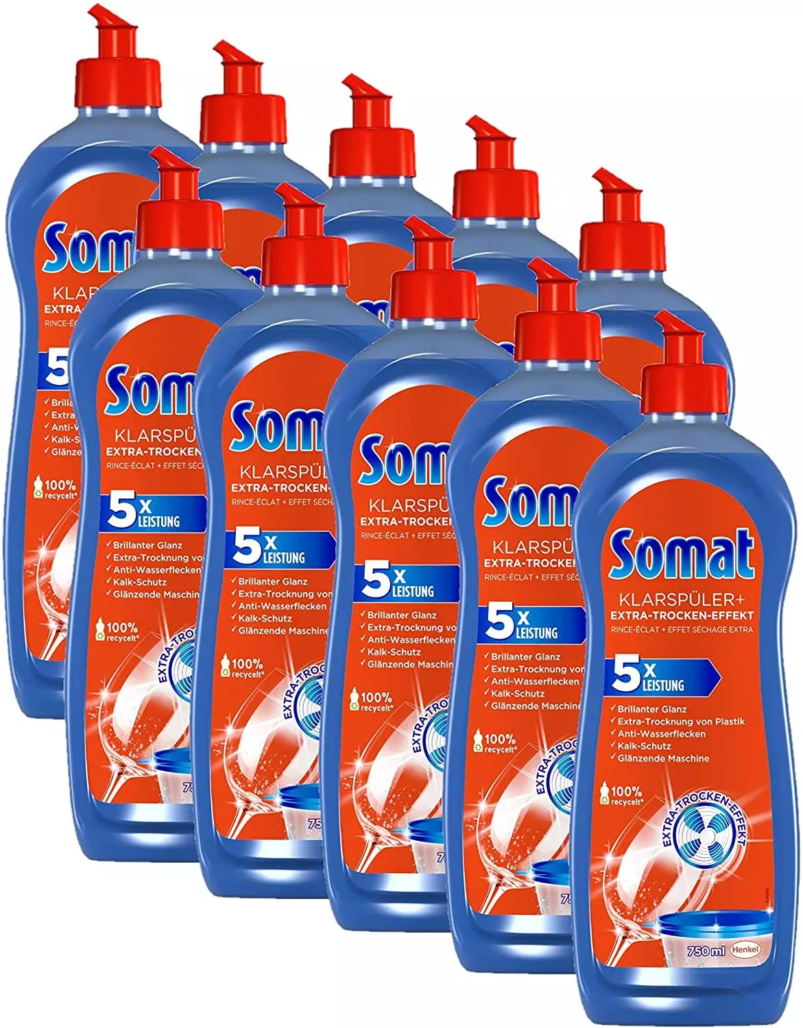 Somat Klarspüler Geschirrreiniger 5x750 Ml Spülmaschinenreiniger Reinigung 4 Somat Klarspüler Geschirrreiniger 5x750 Ml Spülmaschinenreiniger Reinigung – Bild 2