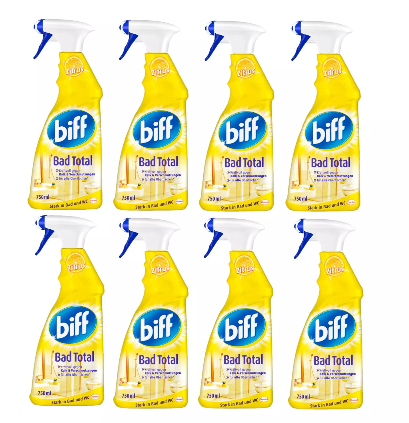 Null Biff Bad Total Zitrus Badreiniger 8x750ml Sprühflasche Reiniger Reinigungsmittel 3 Null Biff Bad Total Zitrus Badreiniger 8x750ml Sprühflasche Reiniger Reinigungsmittel
