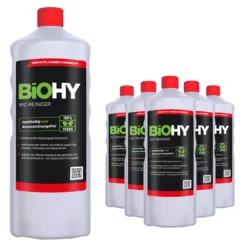 BiOHY WC-Reiniger (12x1l Flasche) | EXTRA STARK | Profi Bio Konzentrat | Dickflüssiges Reinigungs-Gel | Ideal Gegen Urinstein -Biohy Verkäufe e6713636 9e42 45d0 a67e 266294ab63f3 4