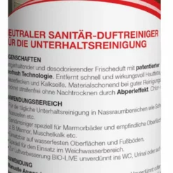 ARCORA Neutraler Sanitär-Duftreiniger Für Die Neutrale Unterhaltsreinigung NEUTRA 7, 1L