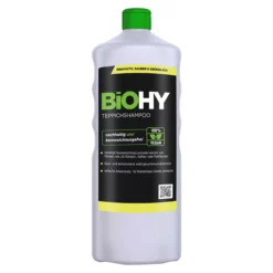 BiOHY Teppichshampoo (1l Flasche) | Teppichreiniger Ideal Zur Entfernung Von Hartnäckigen Flecken | SPEZIELL FÜR WASCHSAUGER ENTWICKELT