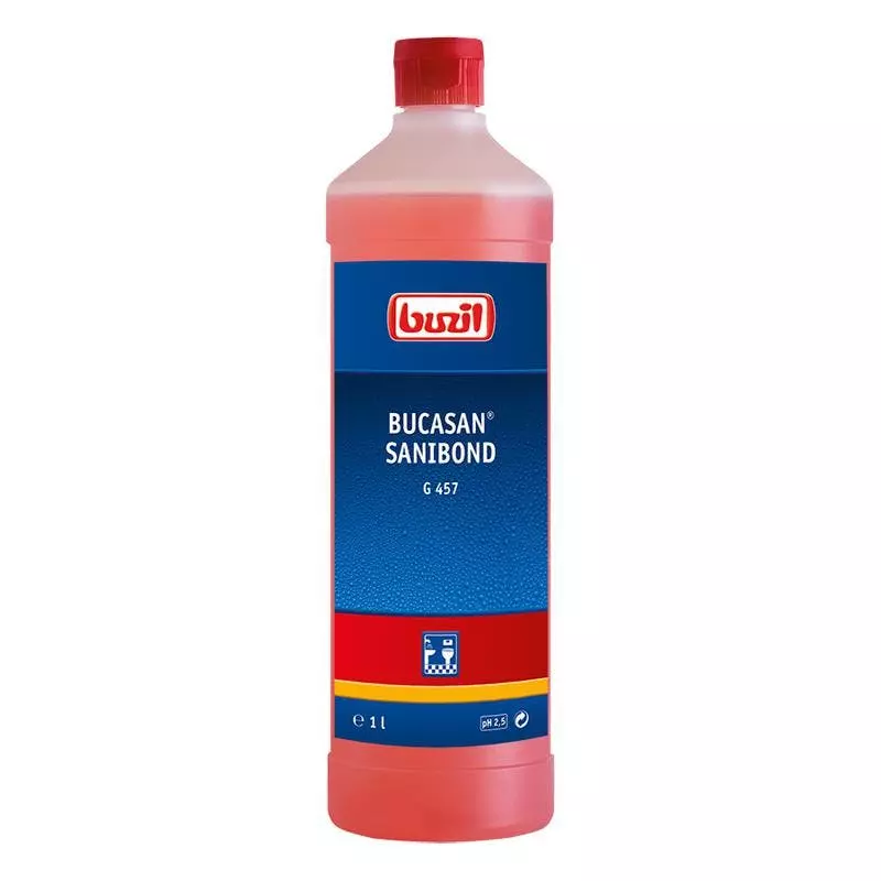 Buzil Bucasan® Clear G 463 Sanitärunterhaltsreiniger 1 L Flasche 5 Buzil Bucasan® Clear G 463 Sanitärunterhaltsreiniger 1 L Flasche – Bild 3