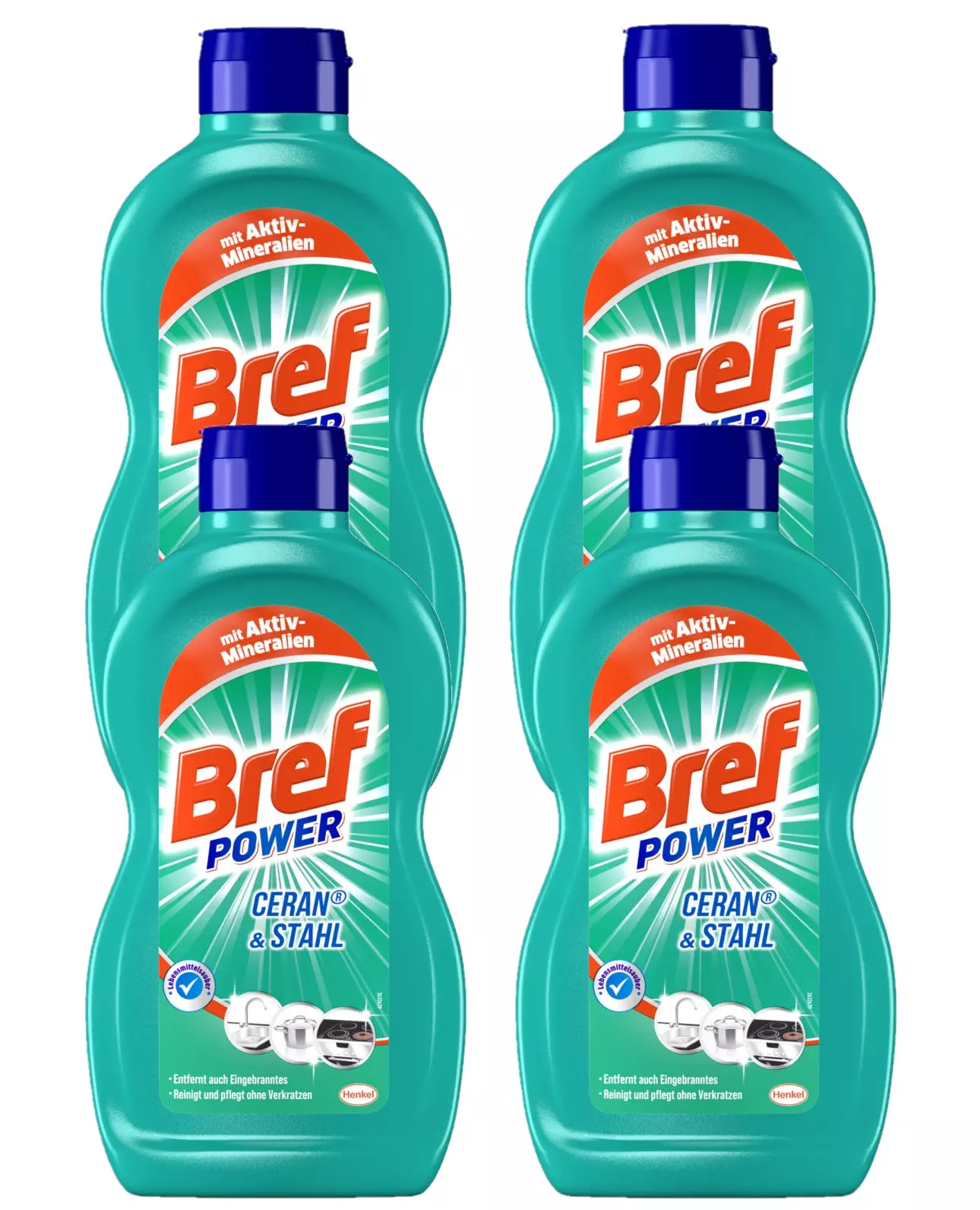 Null Bref Sidol Ceran & Stahl Reiniger Entfernt Eingebranntes 4x500ml Sauberkeit 3 Null Bref Sidol Ceran & Stahl Reiniger Entfernt Eingebranntes 4x500ml Sauberkeit