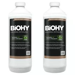 Null BiOHY Universal Entkalker (2x1l Flasche) | Konzentrat Für 20 Entkalkungsvorgänge Pro Flasche | Kompatibel Mit Allen Kaffeevollautomaten